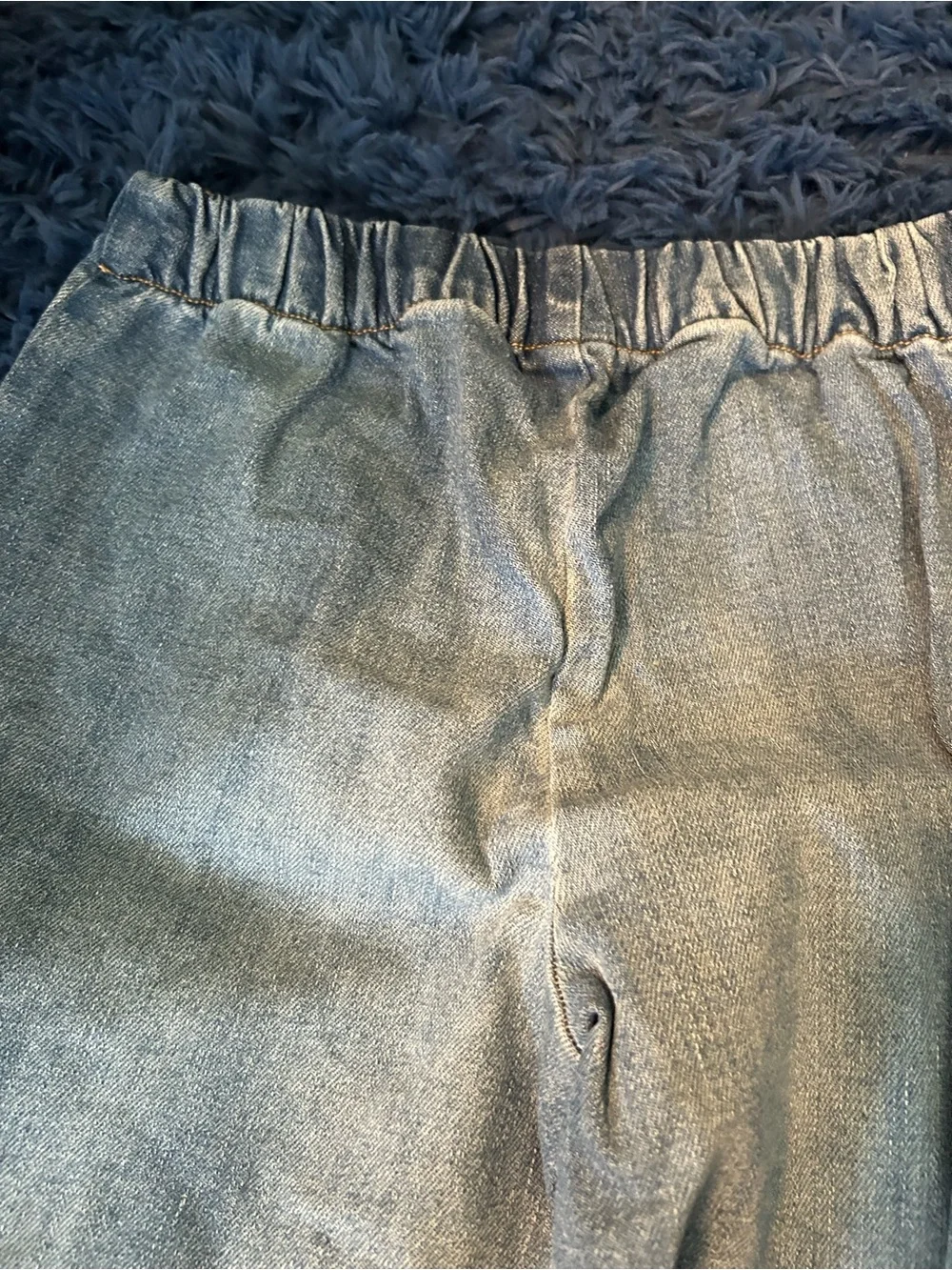 Gymboree Light Wash Denim Jeans Pair with Braided Pocket Detail